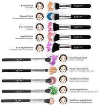 Carica l'immagine nel visualizzatore di Gallery, BEAKEY set di pennelli trucco Premium synthetic Kabuki nero-argento