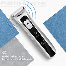 Carica l'immagine nel visualizzatore di Gallery, Tagliacapelli Uomo Professionale Regolabarba Elettrico Lama Regolabile... - Ilgrandebazar
