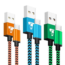 Carica l'immagine nel visualizzatore di Gallery, Cavo Micro USB 2M 3-Pezzi Android Aione Rapida Caricatore...