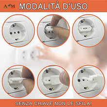 Carica l'immagine nel visualizzatore di Gallery, A&amp;M Italia Copriprese per Bambini, 20 Copri Prese Elettriche in ABS...