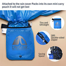 Carica l'immagine nel visualizzatore di Gallery, Unigear Coprizaino Antipioggia, Parapioggia per Zaino M(30~40L), Blu