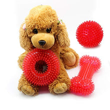 Carica l'immagine nel visualizzatore di Gallery, PET SPPTIES Squeak per aggressivi Chewers Giocattolo da Denti 3PCS Red