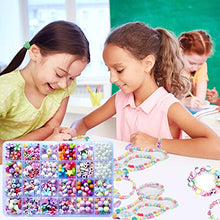Carica l'immagine nel visualizzatore di Gallery, Coolba Perline Fai da Te per Bambini,Perline Braccialetti Bambini Kit... - Ilgrandebazar