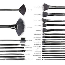 Carica l'immagine nel visualizzatore di Gallery, Start Makers Set di 32 pennelli per Make-Up con custodia in Cuoio Lusso e...