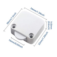 Carica l'immagine nel visualizzatore di Gallery, Mila-Amaz 2Pcs Interruttori per Porte Armadietti Switch Push Porta... - Ilgrandebazar