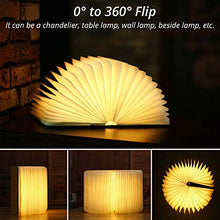 Carica l'immagine nel visualizzatore di Gallery, tronisky Mini Lampada Libro, USB Ricaricabile Pieghevole in Bianca Calda - Ilgrandebazar