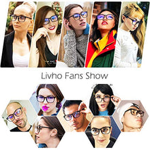 Carica l'immagine nel visualizzatore di Gallery, Livhò Occhiali luce blu per uomo donna | pc computer occhiali da Nero Chiaro - Ilgrandebazar