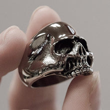 Carica l'immagine nel visualizzatore di Gallery, Fly Style Teschio Skull Anello Uomo di Acciaio Inox Keith Richards - Ilgrandebazar