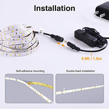 Carica l'immagine nel visualizzatore di Gallery, Onforu 5M Striscia LED 300 Unità 3000lm Luce 6000K Bianca 5 m, Fredda - Ilgrandebazar