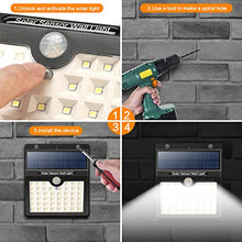 Carica l'immagine nel visualizzatore di Gallery, iPosible Luce Solare LED Esterno,【180° Super Luminoso-4 Pezzi】 46 4 Pezzi - Ilgrandebazar