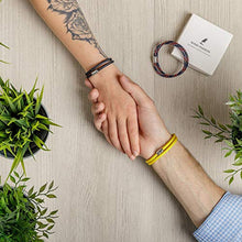 Carica l'immagine nel visualizzatore di Gallery, Wind Passion Bracciale con Medium ( Wrist size: 15.5 - 17.4 cm ), Black pearl - Ilgrandebazar