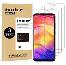 Carica l'immagine nel visualizzatore di Gallery, VGUARD [3 Pack] Pellicola Vetro Temperato per Xiaomi Redmi Note 7 / Xiaomi...