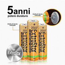 Carica l'immagine nel visualizzatore di Gallery, EXTRASTAR Batterie alcaline AAA 1.5 Volt, Performance, Confezione da 16,