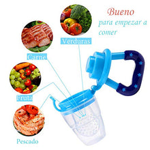 Carica l'immagine nel visualizzatore di Gallery, (9packs) 4 Ciuccio per Frutta Neonati Alimenti S/M/L+2 Cucchiaini in... - Ilgrandebazar