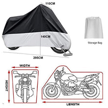 Carica l'immagine nel visualizzatore di Gallery, KOKOMALL Telo Coprimoto Impermeabile 210D Copri Moto Copertura per 4XL - Ilgrandebazar