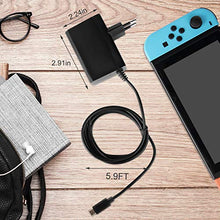 Carica l'immagine nel visualizzatore di Gallery, Caricabatterie per Nintendo Switch / Lite, innoAura Type-C Adattatore...