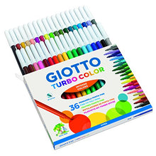 Carica l'immagine nel visualizzatore di Gallery, Giotto Turbo Color pennarelli in astuccio da 36 colori