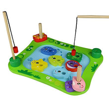 Carica l'immagine nel visualizzatore di Gallery, Legno Gioco di Pesca Giocattolo Educativo Magnetico con Ocean Animale...