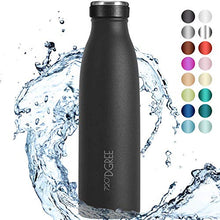 Carica l'immagine nel visualizzatore di Gallery, 720°DGREE Borraccia Termica Acciaio 500ml, Onyx Black - Robusto Opaco | Nero
