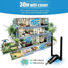 Carica l'immagine nel visualizzatore di Gallery, Adattatore Antenna WiFi 1200Mbps USB 3.0 Chiavetta con 5dBi WIFI01 - Ilgrandebazar