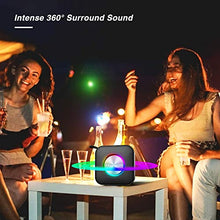 Carica l'immagine nel visualizzatore di Gallery, Cassa Bluetooth, COOCHEER Altoparlante Bluetooth Portatili con Luce per...