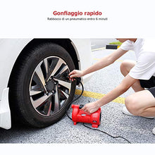 Carica l'immagine nel visualizzatore di Gallery, oasser Compressore Portatile per Auto Mini Pompa Aria P4 12V DC Multiuso con... - Ilgrandebazar