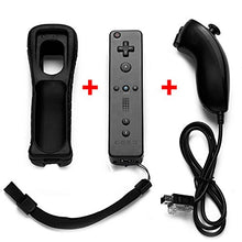 Carica l'immagine nel visualizzatore di Gallery, Tanouve Controller Wii Motion Plus, 2 In 1 Nunchuck Costruito Nero - Ilgrandebazar