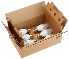 Carica l'immagine nel visualizzatore di Gallery, AmazonBasics Lampadina LED E14 a Candela, 5.5W Confezione da 6, Bianco Caldo - Ilgrandebazar
