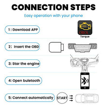 Carica l'immagine nel visualizzatore di Gallery, CAR WORK BOX OBD2 Bluetooth 4.0, OBDII ELM327 Strumenti Diagnostici,...