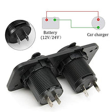 Carica l'immagine nel visualizzatore di Gallery, Gobesty Accendino per Auto Doppia USB, Adattatore accendisigari con 2...