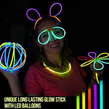 Carica l'immagine nel visualizzatore di Gallery, Kimimara Braccialetti Luminosi,Starlight Fluorescenti,100 8 "Glowsticks... - Ilgrandebazar