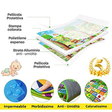 Carica l'immagine nel visualizzatore di Gallery, Tappeto Gioco Per Bambini Imbottito | Anti Freddo e Umidità | Morbido Con... - Ilgrandebazar