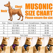 Carica l'immagine nel visualizzatore di Gallery, Musonic Pettorina per Cane, Traspirante, Regolabile, Comodo, L, Viola