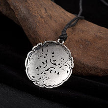 Carica l'immagine nel visualizzatore di Gallery, Dawapara - Collana unisex, con ciondolo celtico vintage, stile Antique Silver