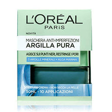 Carica l'immagine nel visualizzatore di Gallery, L'Oréal Paris Maschera per il Viso Argilla Pura Confezione Singola - Ilgrandebazar