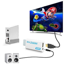 Carica l'immagine nel visualizzatore di Gallery, Convertitore Da Wii A HDMI,GANA Adattatore da a HDMI Video di Bianco