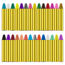 Carica l'immagine nel visualizzatore di Gallery, JamBer 28 Colori Face Paint, pastelli matite da Trucco sicure e 28colore - Ilgrandebazar