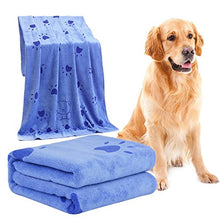 Carica l'immagine nel visualizzatore di Gallery, Asciugamano cane,Legendog per cani da Bagno Blu - Ilgrandebazar