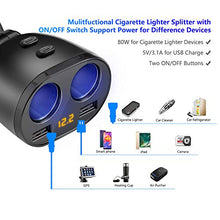 Carica l'immagine nel visualizzatore di Gallery, Rocketek Caricabatteria per Auto, 80W 12V/24V USB Accendisigari Auto CCY16-EU