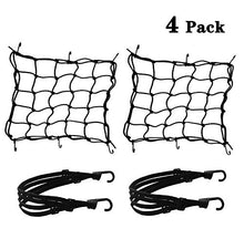 Carica l'immagine nel visualizzatore di Gallery, 2pz Rete Ragno Elastica + Corda Elastica, Annhao Accessori per Moto Bici... - Ilgrandebazar