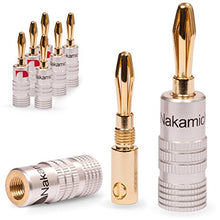 Carica l'immagine nel visualizzatore di Gallery, 8x High End Nakamichi Bananenstecker 8 Stück,