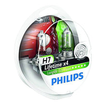 Carica l'immagine nel visualizzatore di Gallery, Philips 12972LLECOS2 - Fanale LongLife EcoVision H7, 2 pezzi Twin box