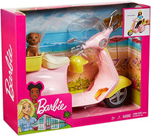 Carica l'immagine nel visualizzatore di Gallery, Barbie Scooter e Cagnolino, Moto con Cucciolo e Casco, Bambola Non Inclusa,... - Ilgrandebazar