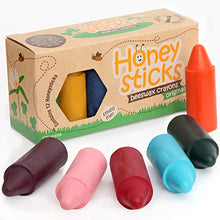 Carica l'immagine nel visualizzatore di Gallery, Honeysticks - Pastelli in 100% Pura Cera d’api (Confezione da 12 Pezzi).... - Ilgrandebazar