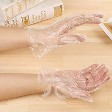 Carica l'immagine nel visualizzatore di Gallery, Confezione da 400 guanti monouso in plastica trasparente, monouso, per...