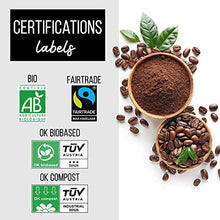 Carica l'immagine nel visualizzatore di Gallery, Capsule compatibili Nespresso , Caffè BIO FAITRADE Arabica in Capsula...