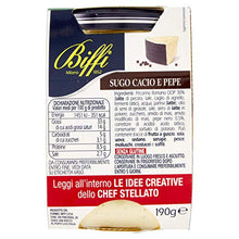 Carica l'immagine nel visualizzatore di Gallery, Biffi - Sugo Cacio e Pepe - Pacco da 6 x 190g