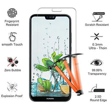 Carica l'immagine nel visualizzatore di Gallery, NASFUEY Vetro Temperato [3 Pezzi] Compatibile con Huawei P20 Lite