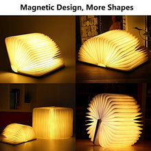 Carica l'immagine nel visualizzatore di Gallery, Yuanj Lampada Libro USB Ricaricabile, a Forma di Libro, Luce LED di... - Ilgrandebazar