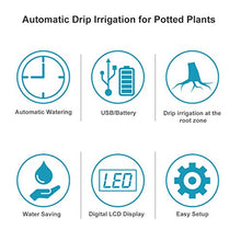 Carica l'immagine nel visualizzatore di Gallery, Landrip Sistema di Irrigazione Automatica per Le Piante, Kit irrigazione a...